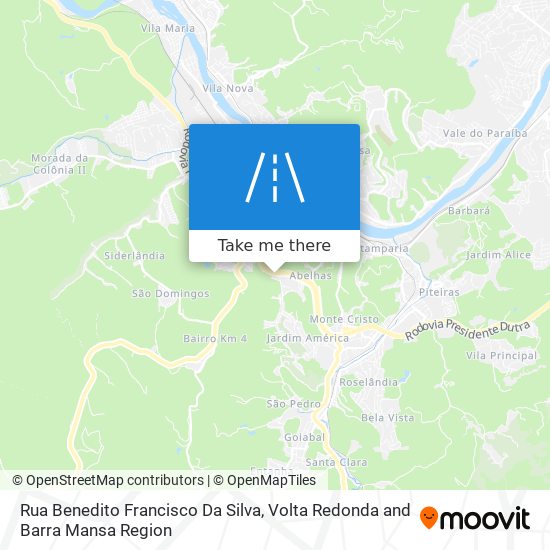 Rua Benedito Francisco Da Silva map