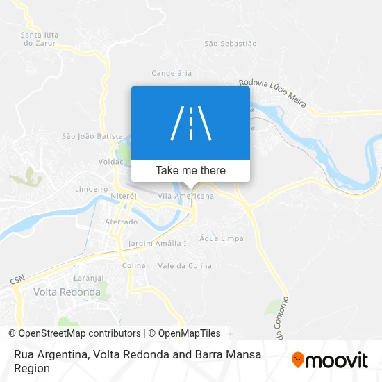 Rua Argentina map