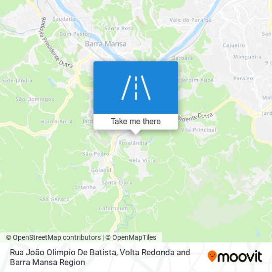 Mapa Rua João Olimpio De Batista