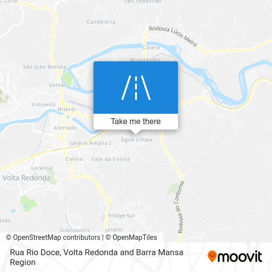 Rua Rio Doce map