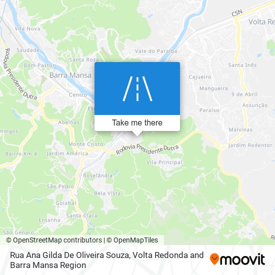 Rua Ana Gilda De Oliveira Souza map