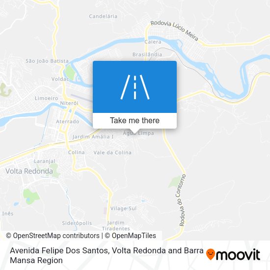 Avenida Felipe Dos Santos map