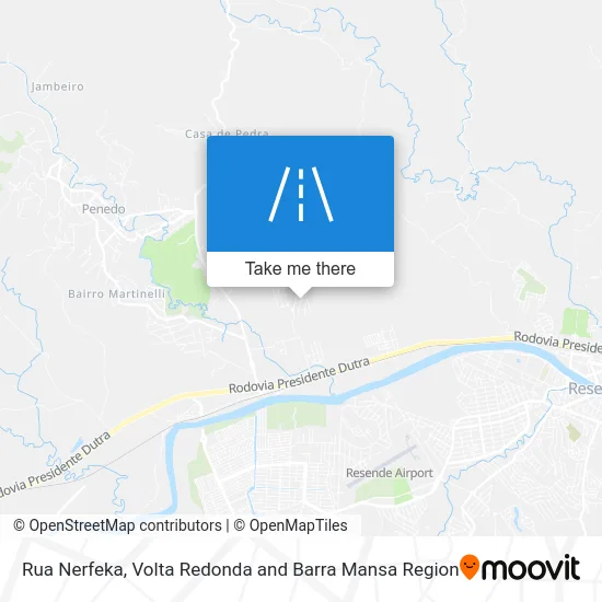 Rua Nerfeka map