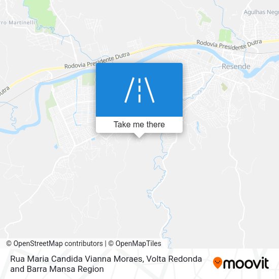 Rua Maria Candida Vianna Moraes map