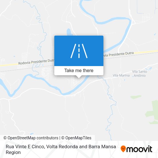 Rua Vinte E Cinco map