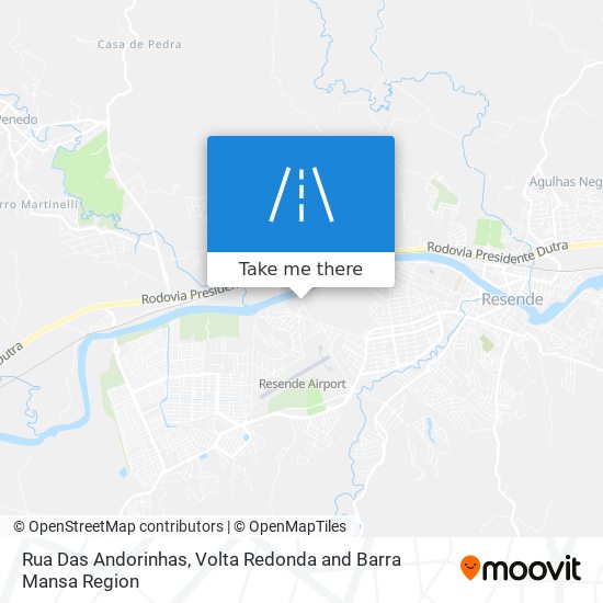 Mapa Rua Das Andorinhas