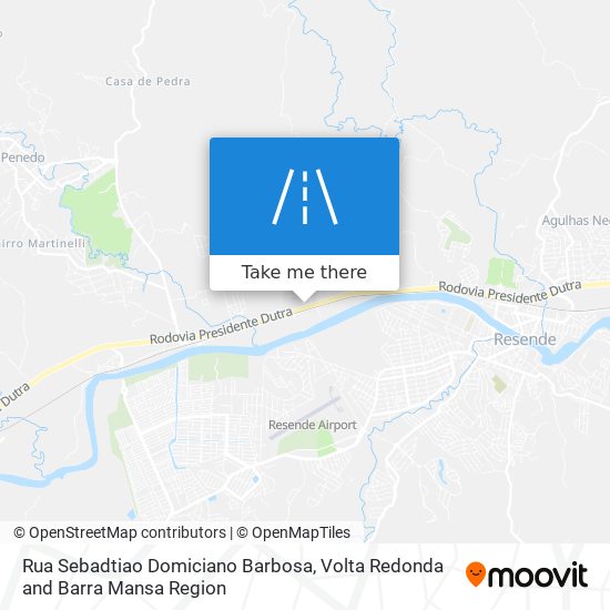 Mapa Rua Sebadtiao Domiciano Barbosa