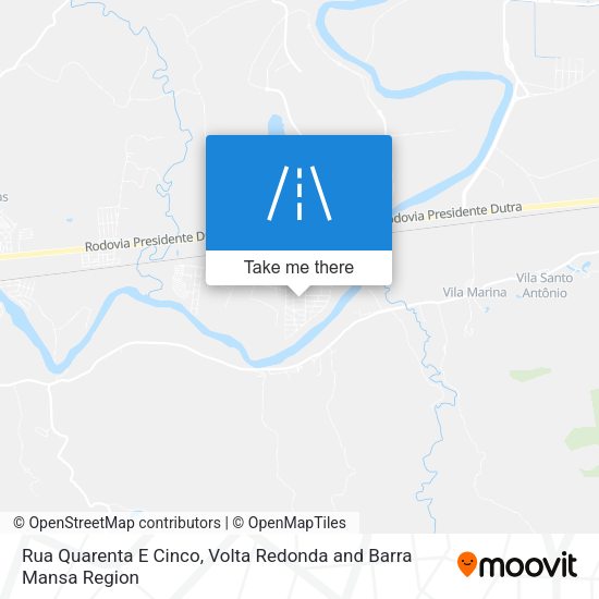 Rua Quarenta E Cinco map