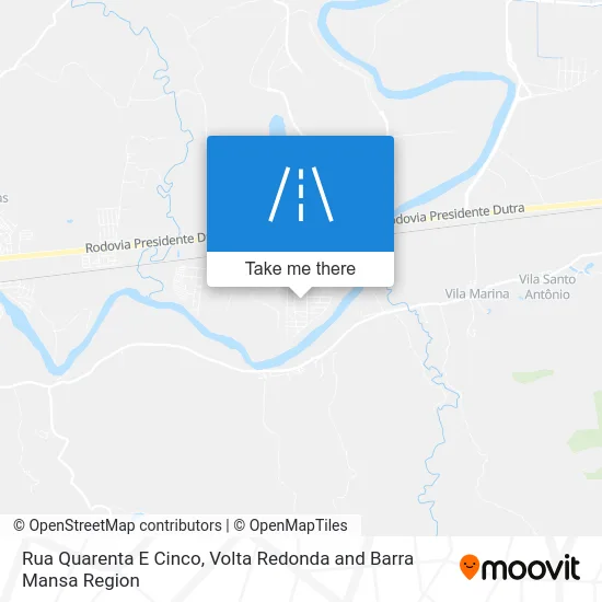 Rua Quarenta E Cinco map
