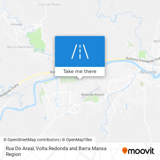 Rua Do Areal map