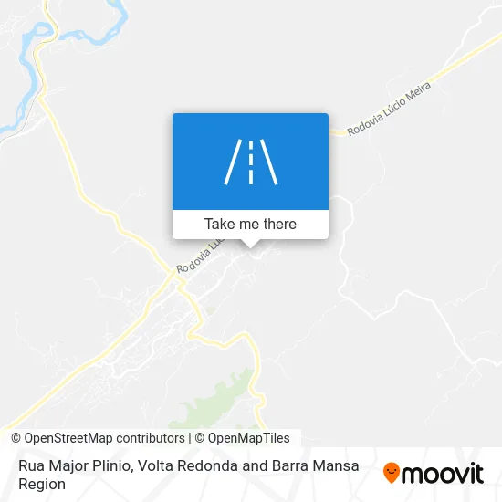 Rua Major Plinio map