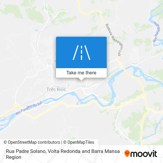 Rua Padre Solano map