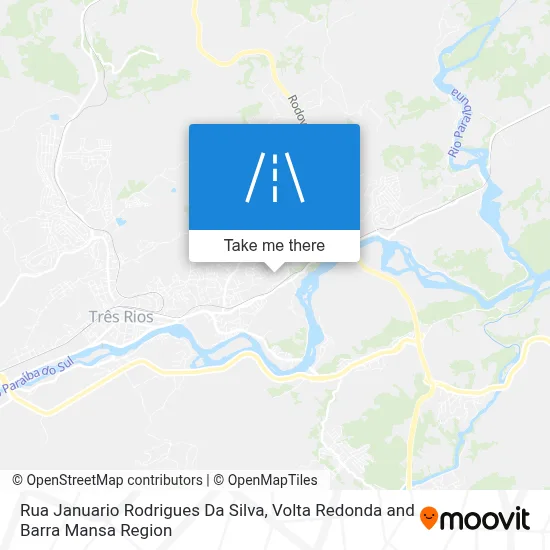 Rua Januario Rodrigues Da Silva map
