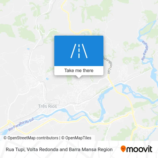 Rua Tupi map