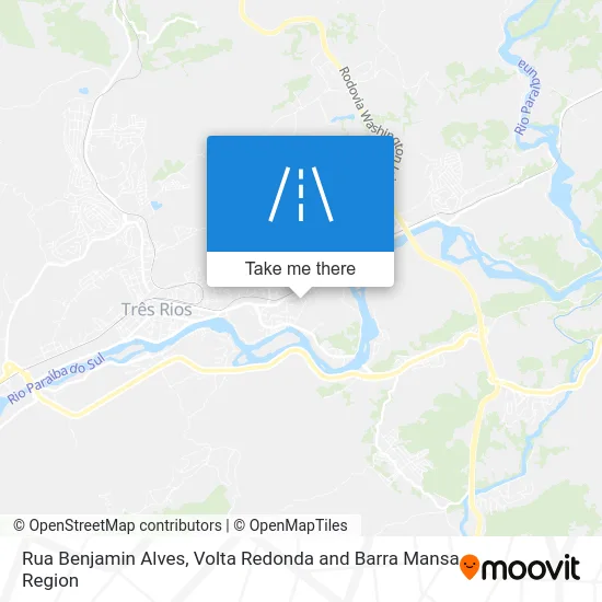 Rua Benjamin Alves map