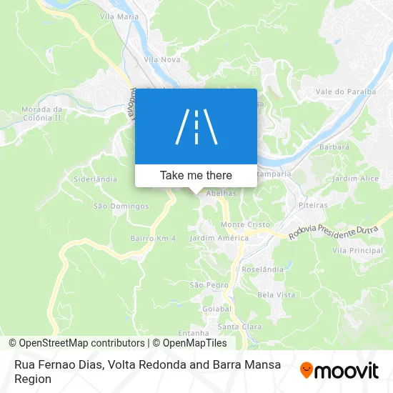 Rua Fernao Dias map