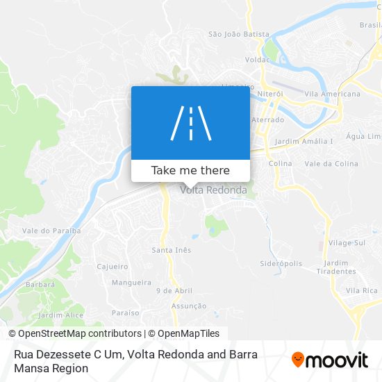 Mapa Rua Dezessete C Um