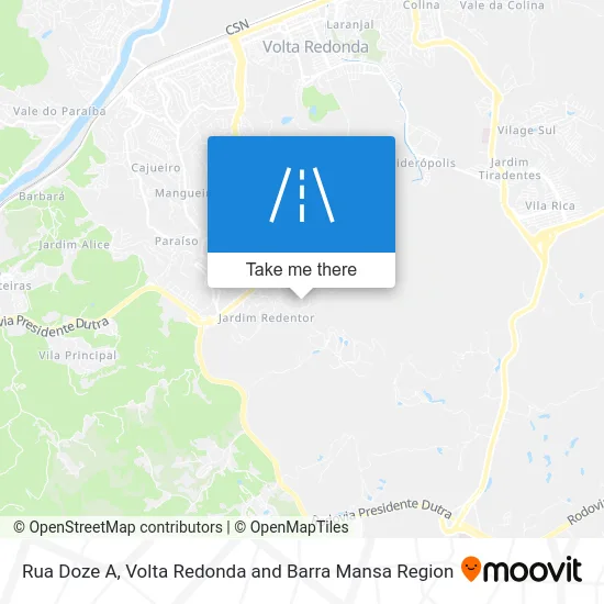 Rua Doze A map