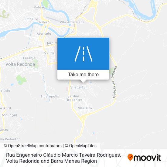 Rua Engenheiro Cláudio Marcio Taveira Rodrigues map