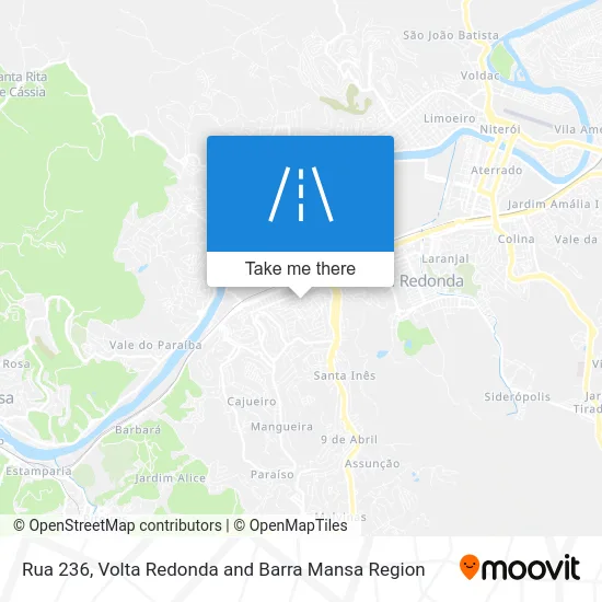 Rua 236 map
