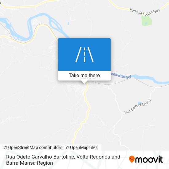 Rua Odete Carvalho Bartoline map