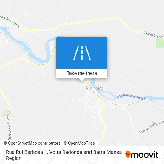 Rua Rui Barbosa 1 map