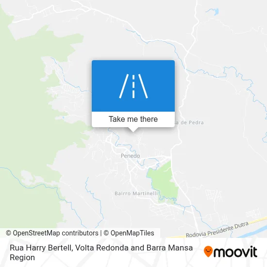 Rua Harry Bertell map