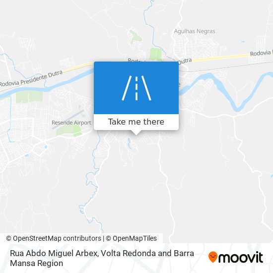 Mapa Rua Abdo Miguel Arbex