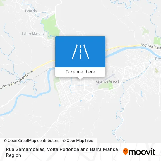 Rua Samambaias map