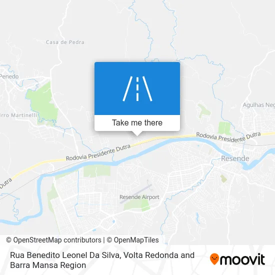 Rua Benedito Leonel Da Silva map