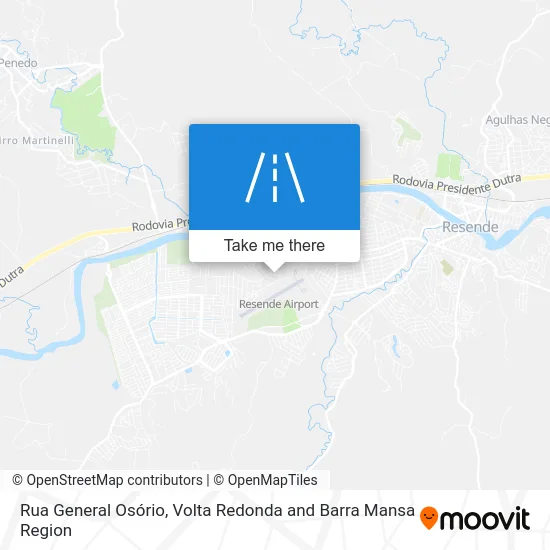 Rua General Osório map
