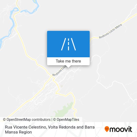 Rua Vicente Celestino map