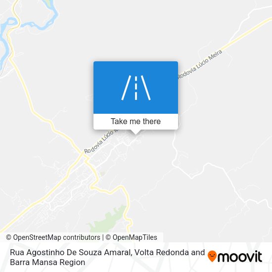 Rua Agostinho De Souza Amaral map
