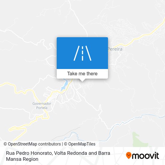 Rua Pedro Honorato map