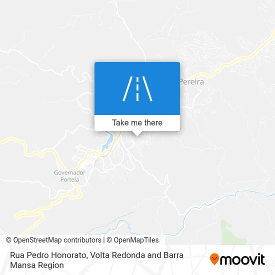 Rua Pedro Honorato map