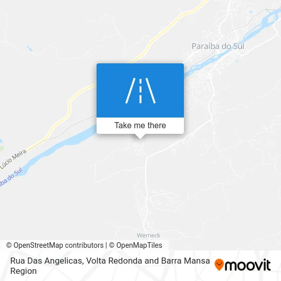 Rua Das Angelicas map