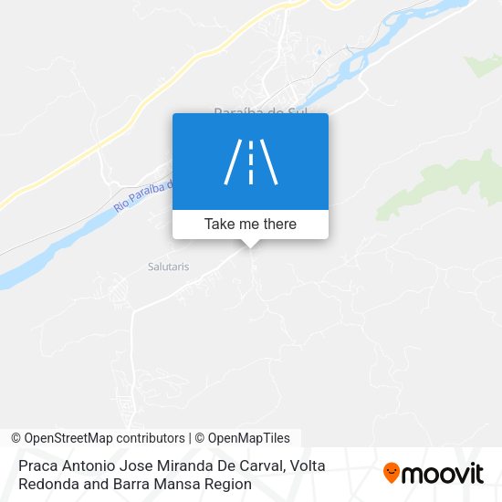 Praca Antonio Jose Miranda De Carval map