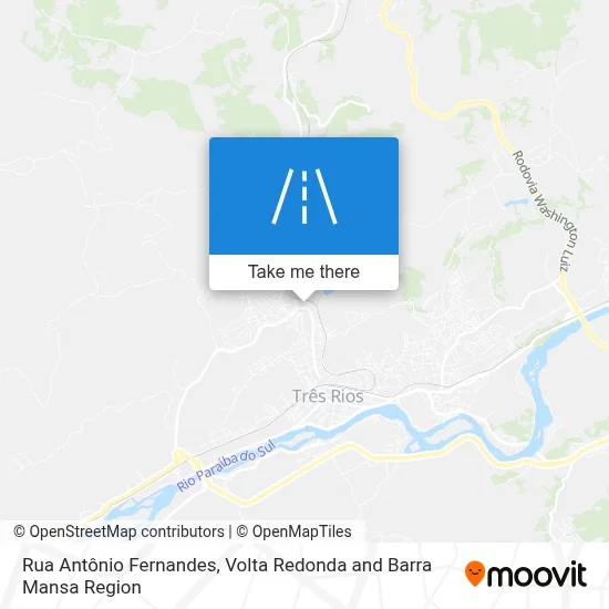Rua Antônio Fernandes map