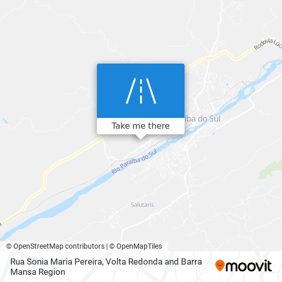 Mapa Rua Sonia Maria Pereira