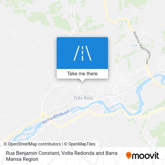 Rua Benjamin Constant map