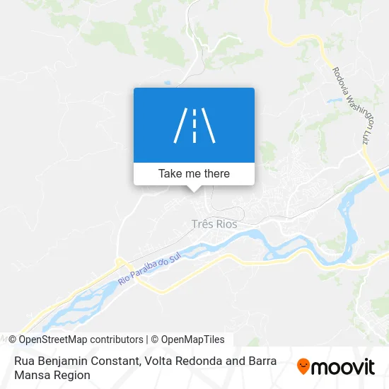 Rua Benjamin Constant map