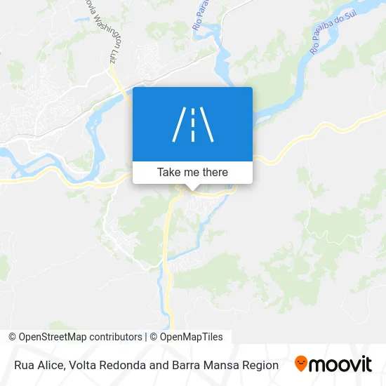 Rua Alice map