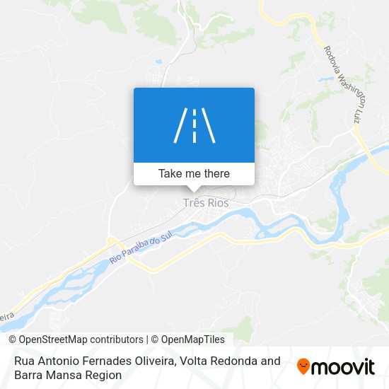 Rua Antonio Fernades Oliveira map
