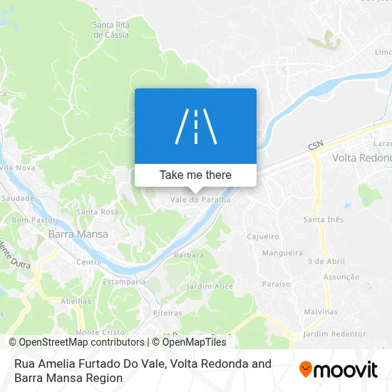 Rua Amelia Furtado Do Vale map