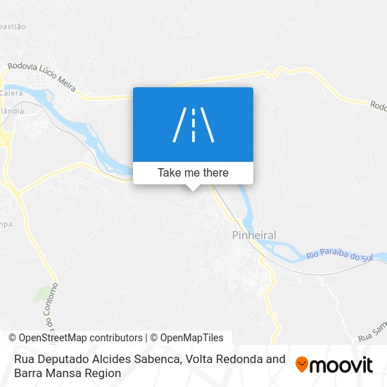 Rua Deputado Alcides Sabenca map