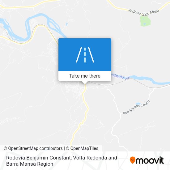 Rodovia Benjamin Constant map