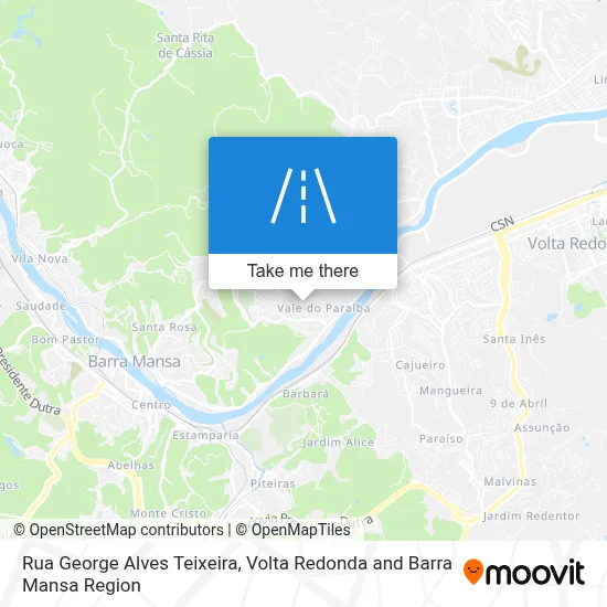 Rua George Alves Teixeira map