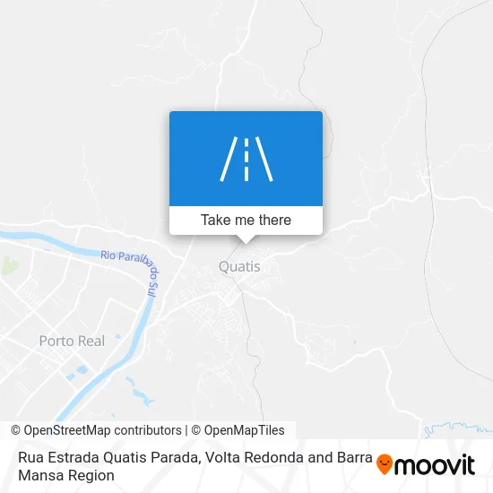 Rua Estrada Quatis Parada map