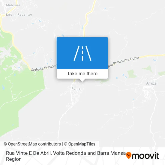 Rua Vinte E De Abril map