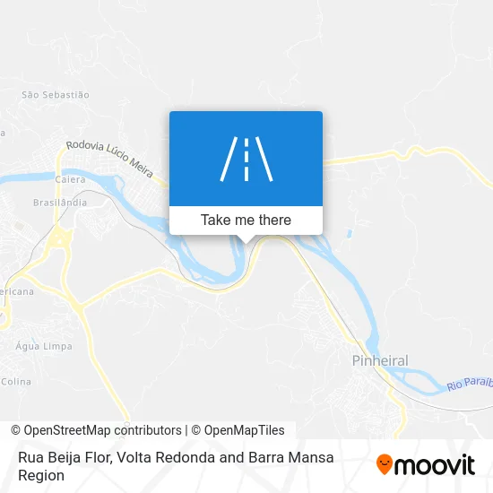 Rua Beija Flor map